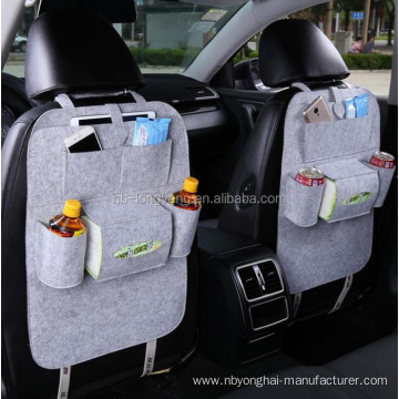 Multi functional car seat backrest storage bag